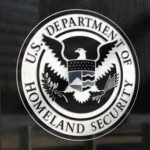 US Department of Homeland Security seal on building