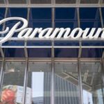 Paramount sign displayed on a building exterior