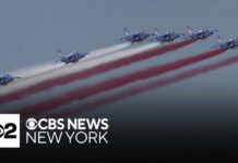 Aircraft parade flies over Sail4th 250 parade | Team coverage