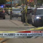 Nine injured in downtown mass shooting