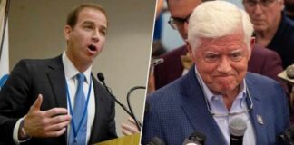Larson, Bronin speak to voters after Bronin’s win in Connecticut House race